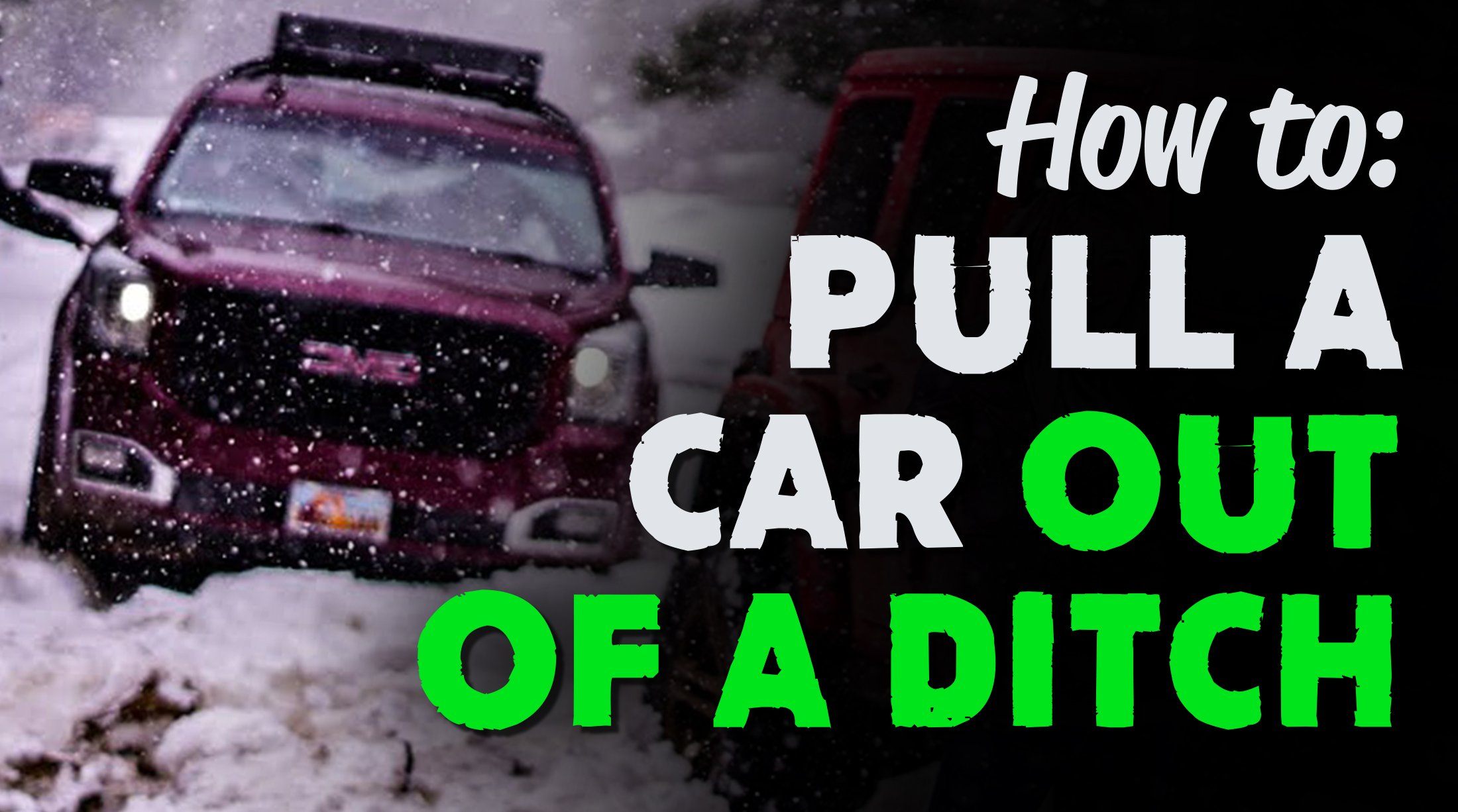 How to Pull a Car Out of a Ditch